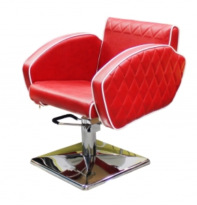 Кресло для парикмахерской «Бриз» гидравлическое пятилучье хром