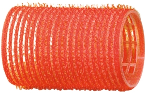 Бигуди-липучки красные d 36 мм (12 шт.)