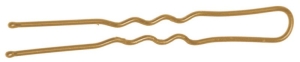 Шпильки 45 мм волна, коричневые (60 шт.)