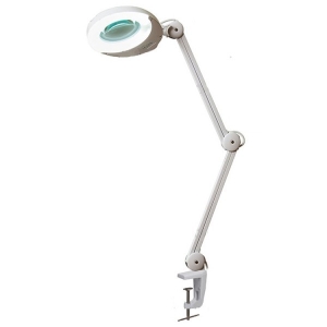Светодиодная лампа лупа 5 д белая на кронштейне