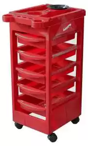 Тележка парикмахерская YC 109-RED – важный элемент для удобства парикмахера