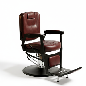 Кресло для барбершопов EMIL (цвет портвейн)