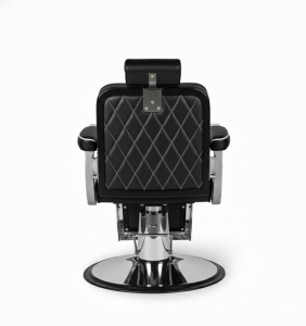 Кресло для барбершопов OLIVER с белым кантом