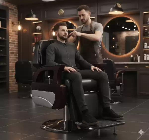 Кресло для барбершопов BRAND