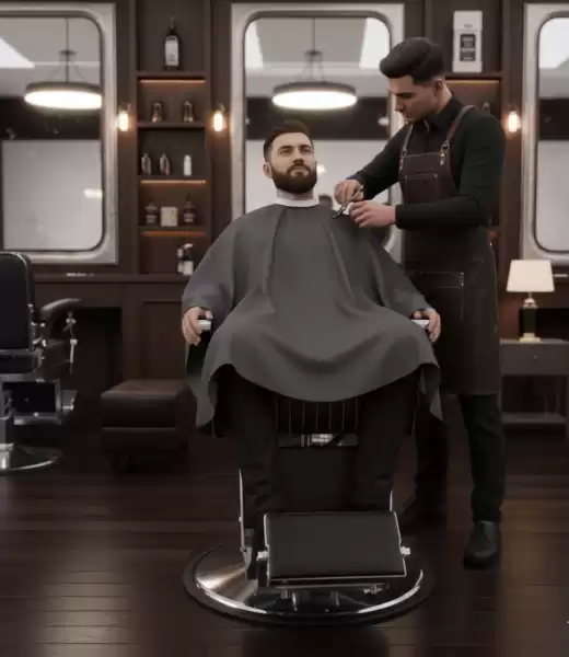 Кресло для барбершопов ENZO