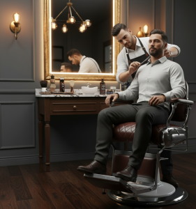 Кресло для барбершопов MAX