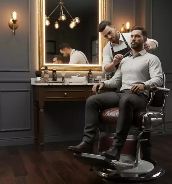 Кресло для барбершопов MAX
