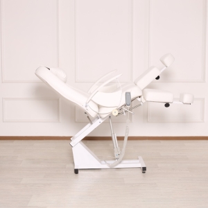 Педикюрное кресло Юлия (белое) на электроприводе 1 мотор