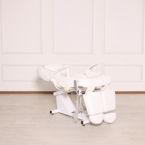 Педикюрное кресло Юлия (белое) на электроприводе 1 мотор