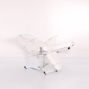 Педикюрное кресло Юлия (белое) на электроприводе 1 мотор