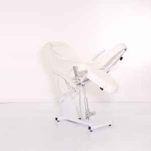 Педикюрное кресло Юлия (белое) на электроприводе 1 мотор