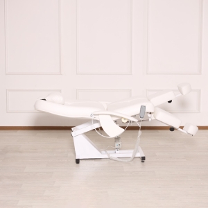 Педикюрное кресло Юлия (белое) на электроприводе 1 мотор