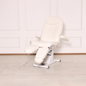 Педикюрное косметологическое кресло «Татьяна» белое 1 мотор 