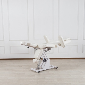 Педикюрное косметологическое кресло «Татьяна» белое 1 мотор 