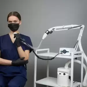 Нэйл Ассистент Nail assistant Вытяжка для педикюрного аппарата на ручку