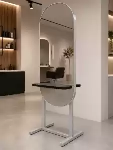 Зеркало парикмахера 01124 с LED-подсветкой: профессиональное освещение для точной работы
