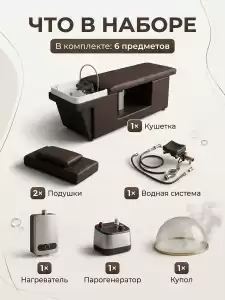 Спа-кушетка с элекстро регулировкой высоты для Спа головы - 1 мотор, цвет зеленый