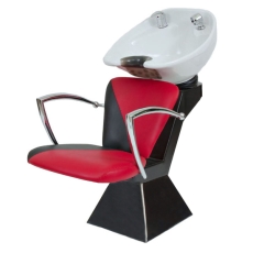 Мойка парикмахерская «Домино» с креслом «Арлекино», раковина керамика