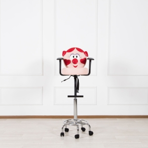 Стульчик детский парикмахерский "Хрюша - Нюша "