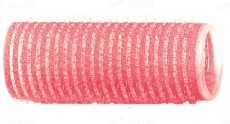 Бигуди-липучки, розовые d 24 мм (12 шт.), DEWAL