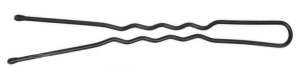 Шпильки 70 мм волна, черные (60 шт.)