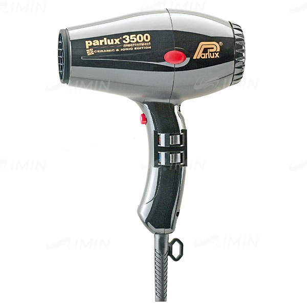 Фен PARLUX 3500 SUPERCOMPACT Ceramic+Ionic, 2000W черный