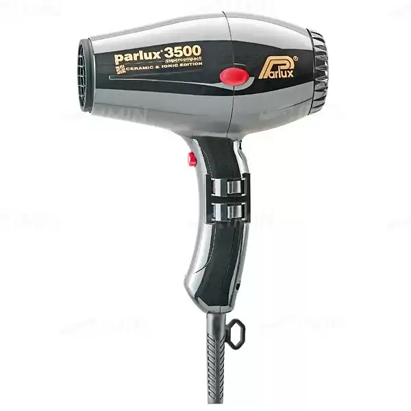Фен PARLUX 3500 SUPERCOMPACT Ceramic+Ionic, 2000W черный