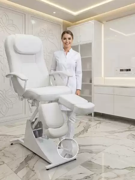 Кресло педикюрно-косметологическое 'Ирина' Электро 4 мотора, высота 550 - 850