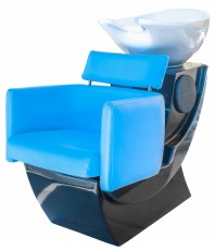 Мойка парикмахерская «Домино» с креслом «Тюльпан», раковина керамика