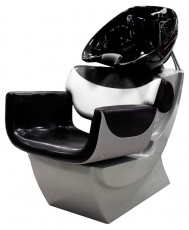 Парикмахерская мойка «Грейт» с креслом «Клео», раковина керамика
