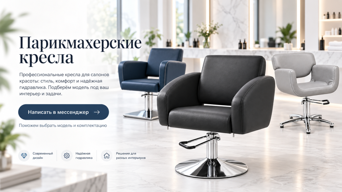 Парикмахерские кресла