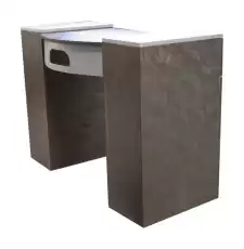   Маникюрный стол Сити с ящиками, тумбами и полками для лаков 1074×444×800 мм