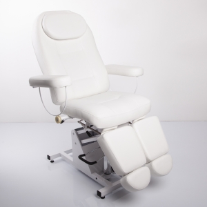 Кресло для педикюра и косметологии «Ирина» электро 2 мотора, высота 550 - 850мм, спинка