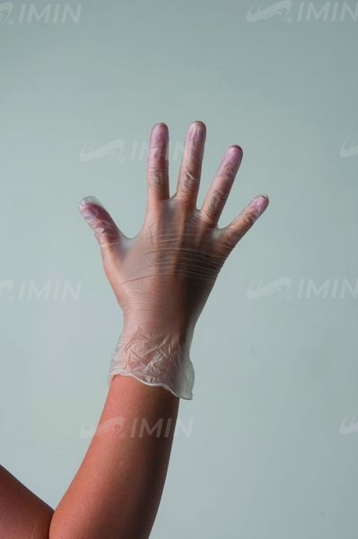 Перчатки неопудренные стандарт, Винил, прозрачный, L, 100 шт/упк