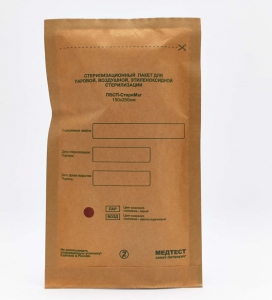 Крафт-пакеты, Бумага, коричневый, 75х150 мм, 100 шт/упк