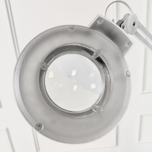 Светодиодная лампа лупа 5 д белая на кронштейне