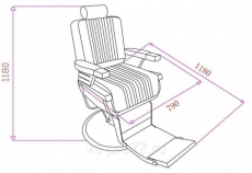 Кресло для барбершопа "Имидж"