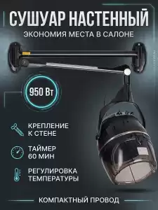 Сушуар с креплением к стене