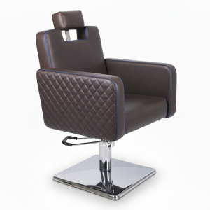 Кресло для парикмахерских и барбершопов BOB с ромбовидной отстрочкой сбоку
