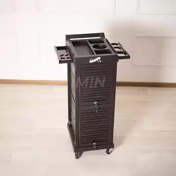 Тележка парикмахерская Q628 с замками для ящиков