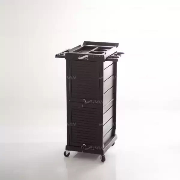 Тележка парикмахерская Q628 с замками для ящиков