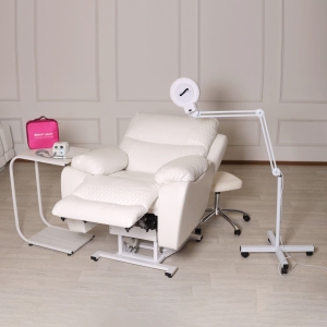 Кресло реклайнер для педикюра Ханна с подьемным механизмом Электро с отстрочкой