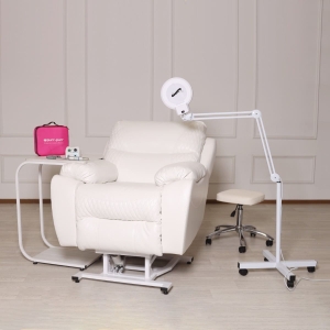 Кресло реклайнер для педикюра Ханна с подьемным механизмом Электро с отстрочкой