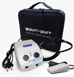 Аппарат для педикюра Purr-Purr Estron с ручкой Estron G сумка фуксия, сумка в подарок
