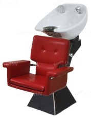 Мойка парикмахерская «Домино» с креслом «Лорд», раковина керамика
