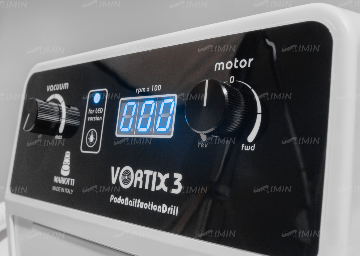 Аппарат для педикюра Mariotti VORTIX 3 LED (с пылесосом и подсветкой)