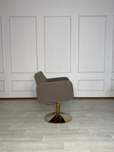 Парикмахерское кресло "Верона Арт" gold, гидравлическое